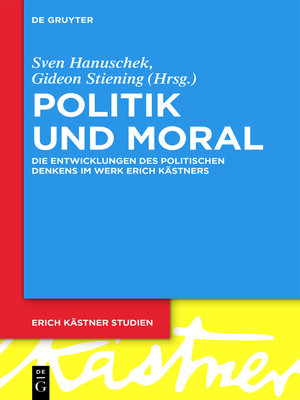 cover image of Politik und Moral